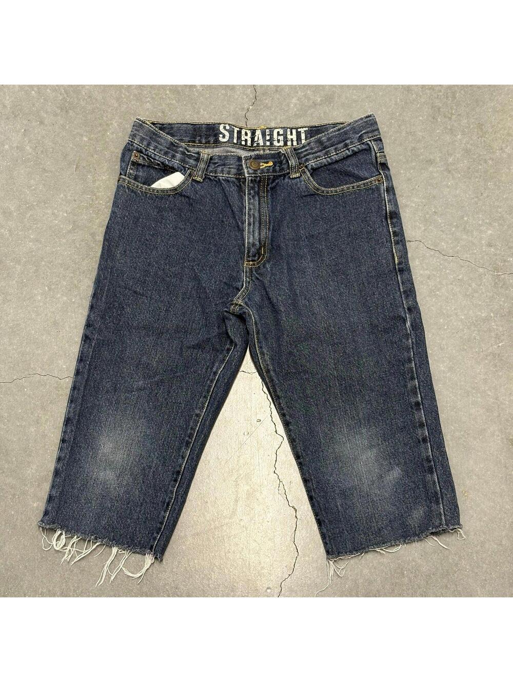 Crazy 8 Straight Husky Cropped Jeans